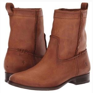 frye boot cara short leather boot